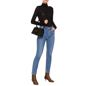 goldsign the high rise slim jeans - haven